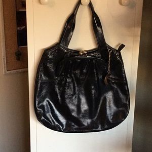 Patten leather bag